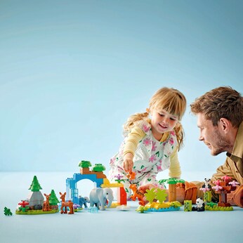 10446 Wildtier-Familien 3-in-1-Set