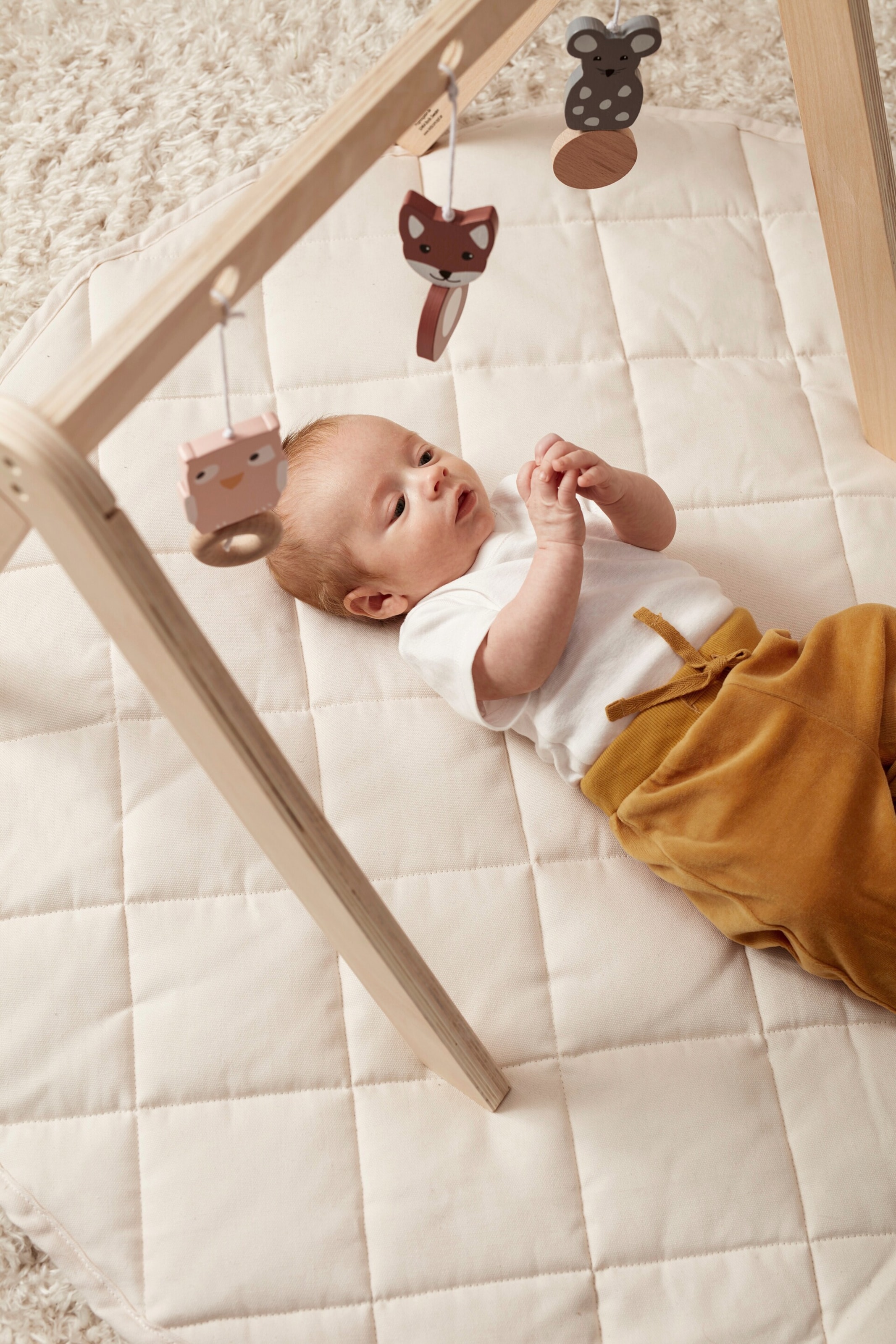 Kids Concept Spielteppich rund Off-White