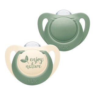 2-er Pack Schnuller, Silikon, 0-6M