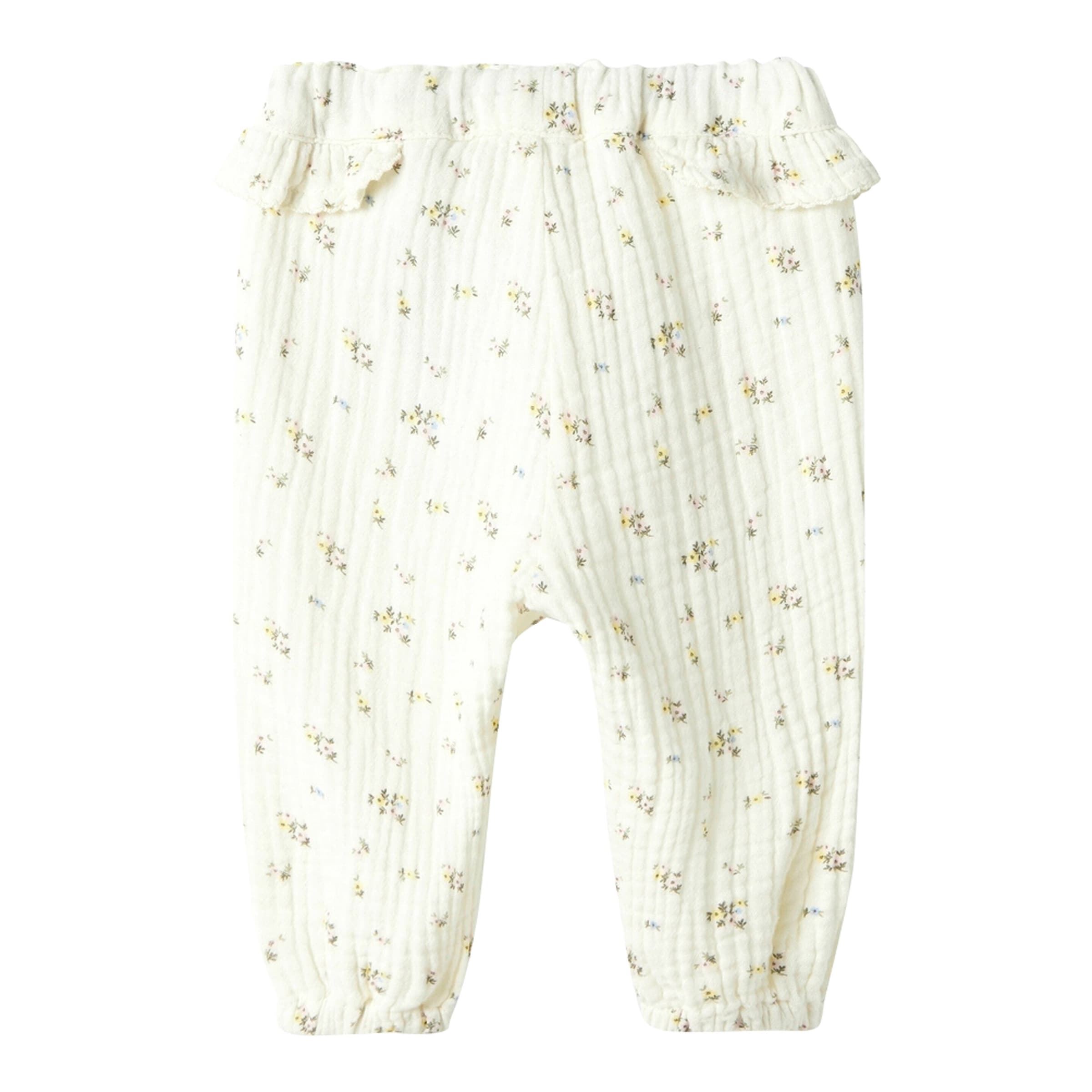 name it Pantalon en mousseline fleurs