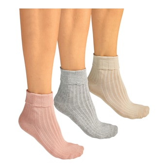 Comfortabele omslagsokken, 3 paar