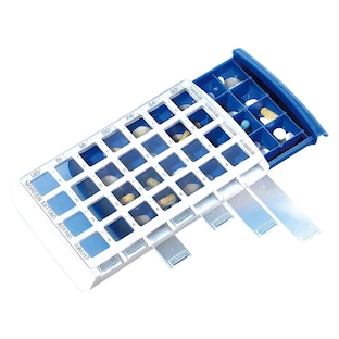 7-Tage-Tablettenbox inkl. 4 Fächer pro Tag