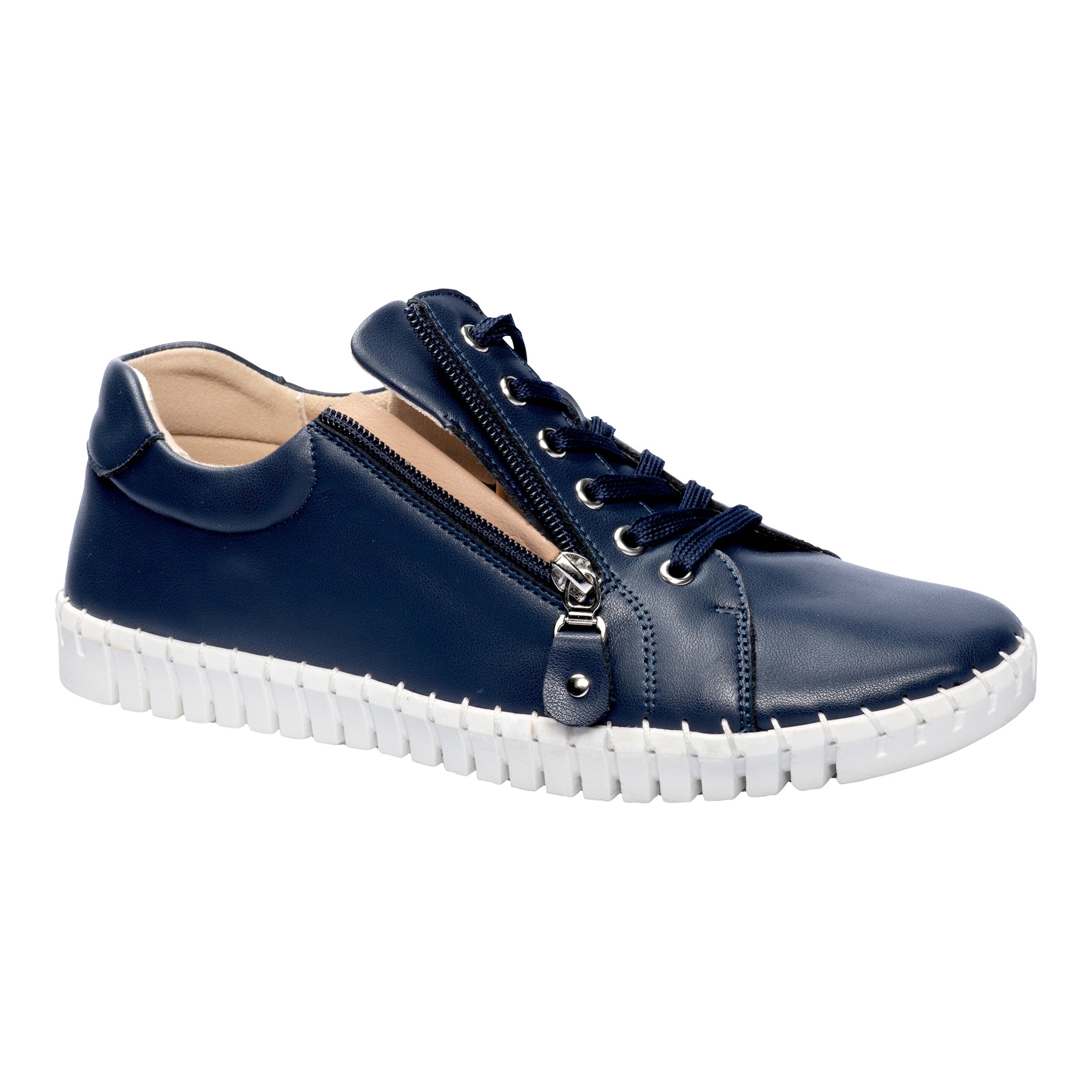 Bequem-Sneaker mit Leder „Miriam“