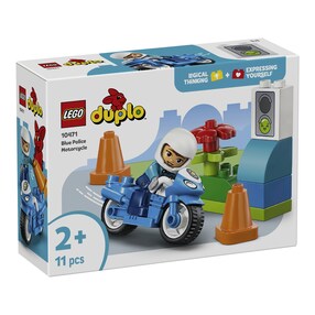 10471 Blaues Polizeimotorrad