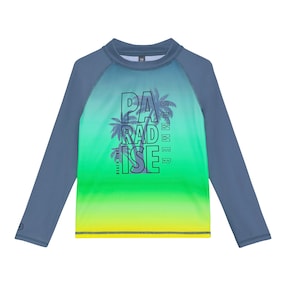 T-shirt de bain manches longues avec protection anti-UV Paradise