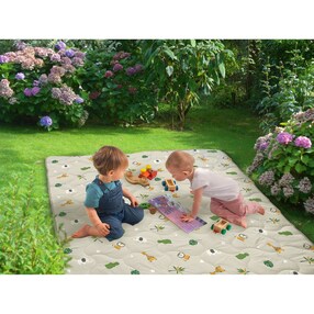 Krabbeldecke Jumbo mit wasserfester Unterseite 140x200 cm