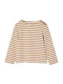 Mädchen Ringelshirt mit Recycling-Baumwolle