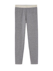 Mädchen Leggings, Bund in Metallic-Optik BASIC