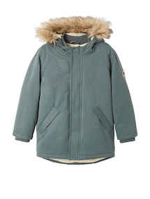 Jungen Jacke mit Kapuze, Wattierung Recycling-Polyester