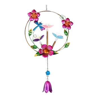 Décoration solaire à suspendre LED «Magie des fleurs»