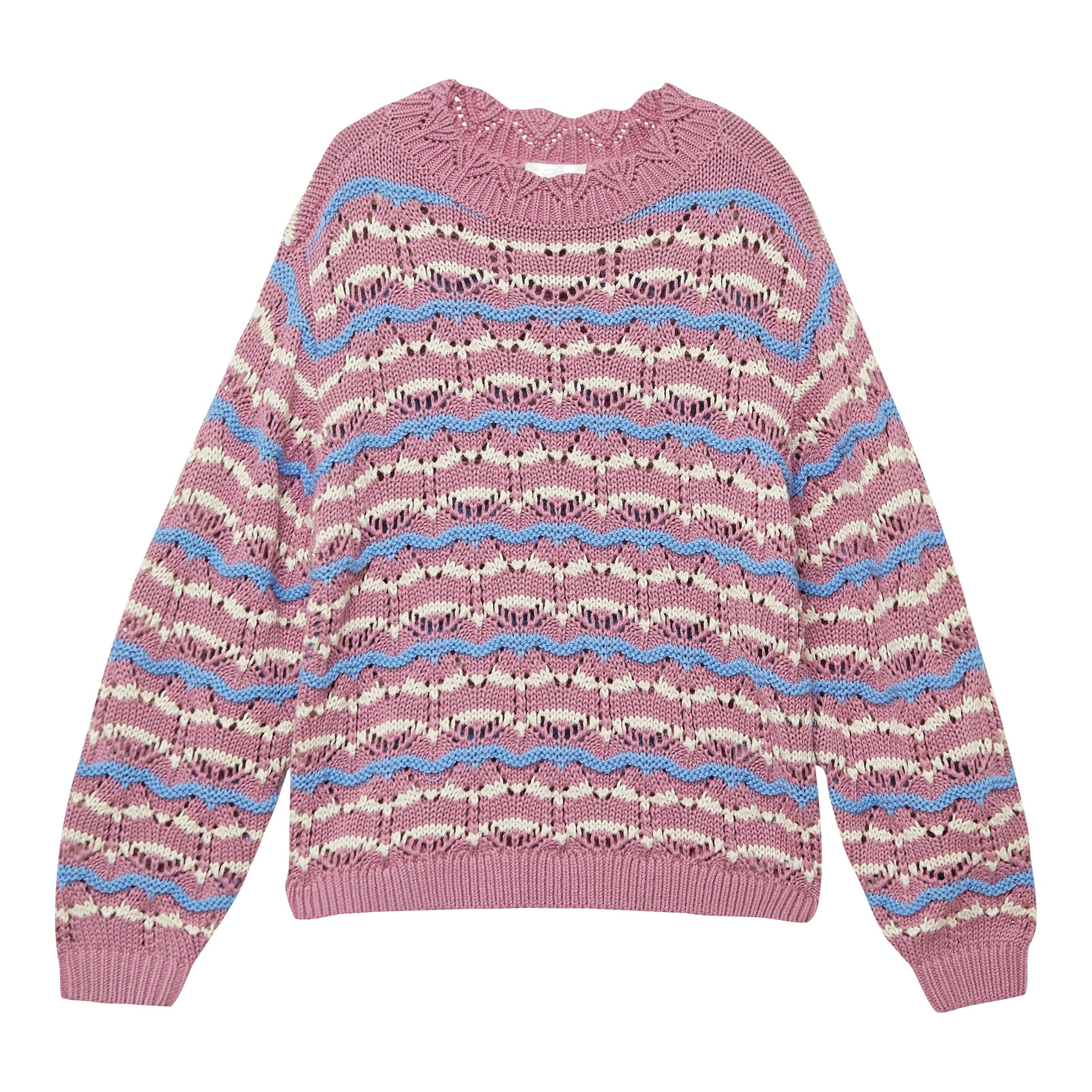 Strickpullover Loose Fit mit gestricktem Kragen Mädchen s.Oliver