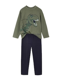 Schlafanzug mit T-Rex-Print JURASSIC WORLD, Kinder