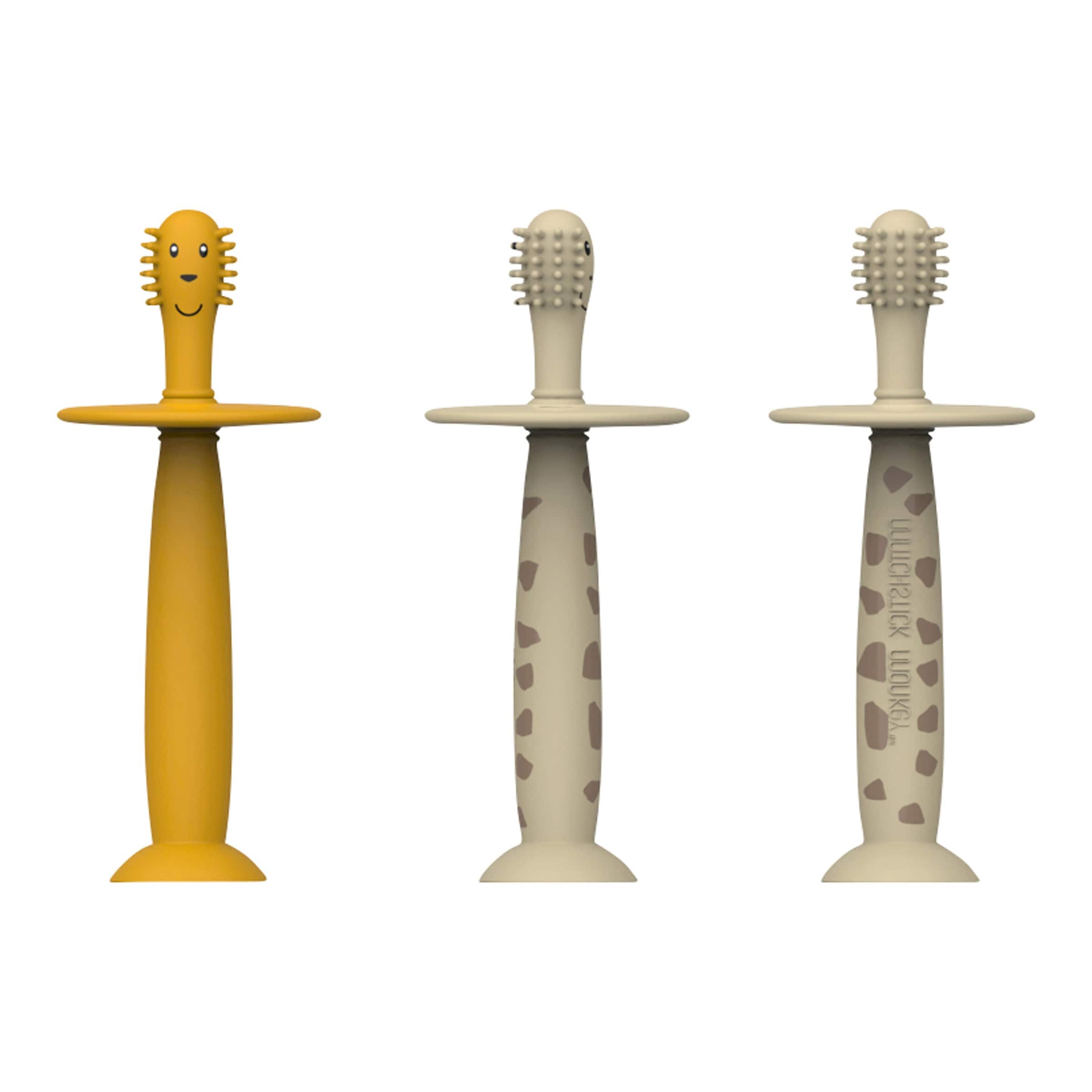 2er-Pack Trainingszahnbürste mit Saugnapf