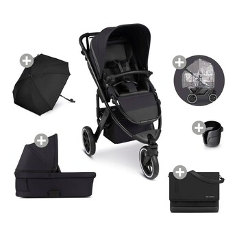 Kombikinderwagen Salsa 5 Run Trio-Set inkl. Wickeltasche, Sonnenschirm, Regenschutz und Becherhalter