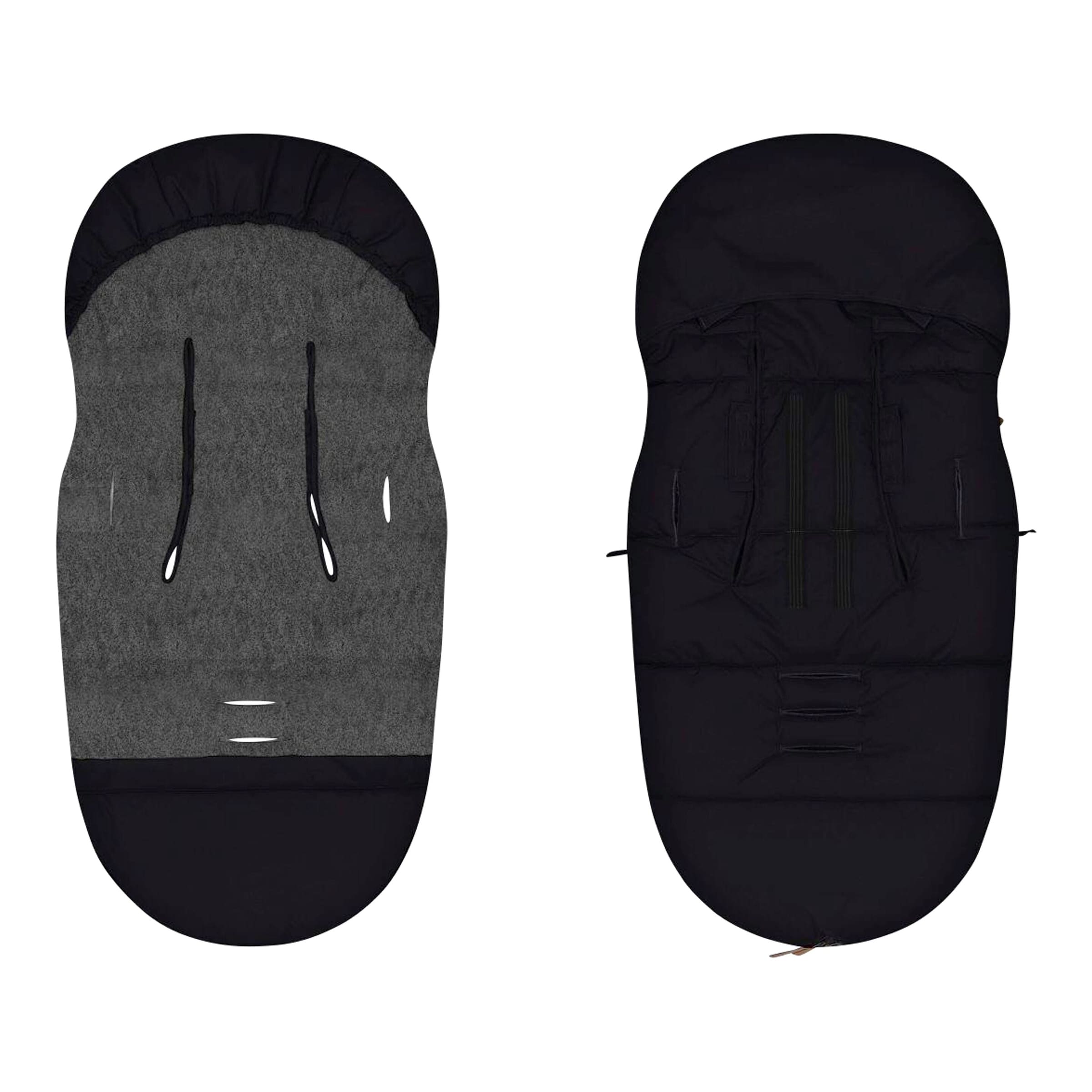 Babycab Winterfußsack Vanna Teddy schwarz