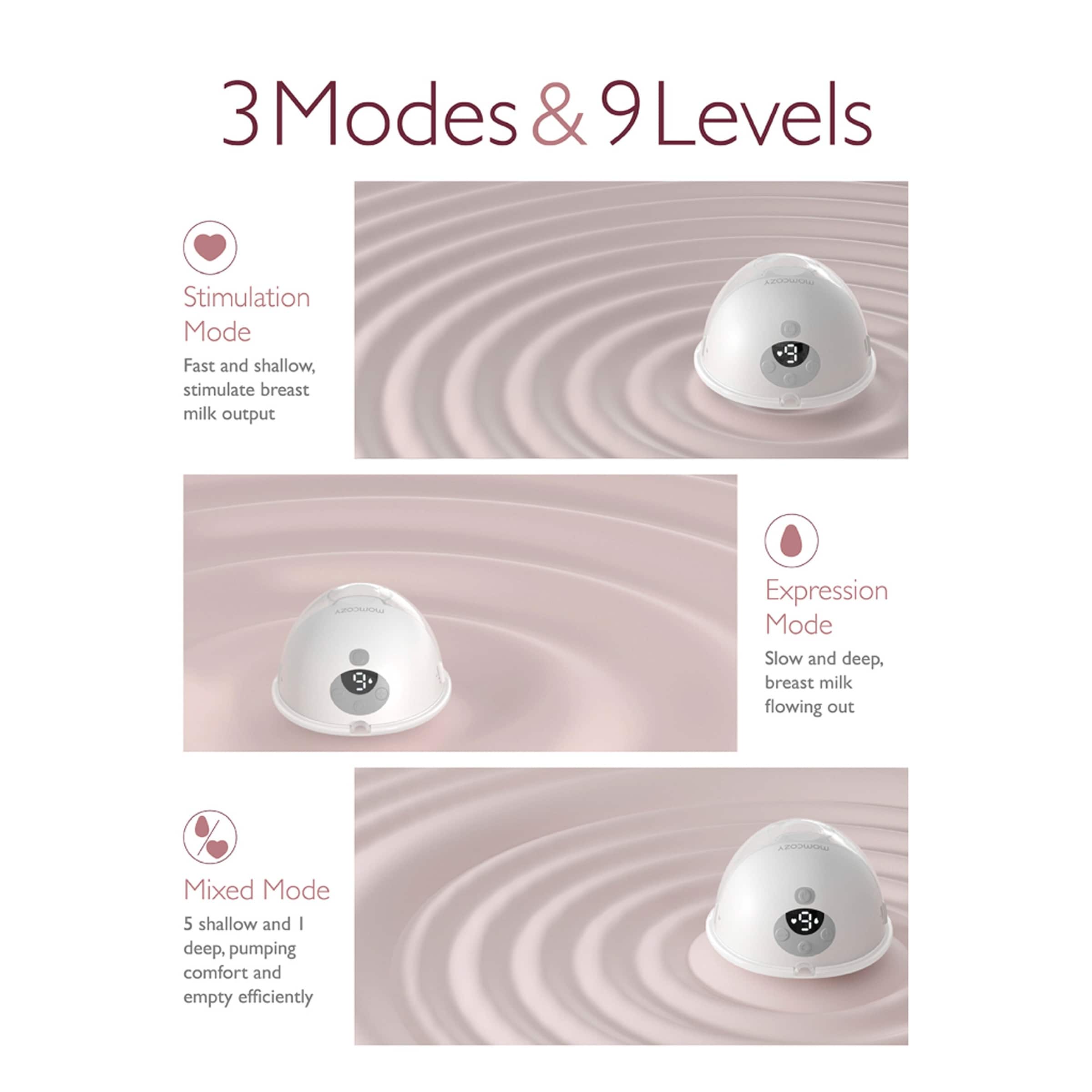 Thumbnail - Momcozy Elektrische Doppelmilchpumpe M5, tragbar