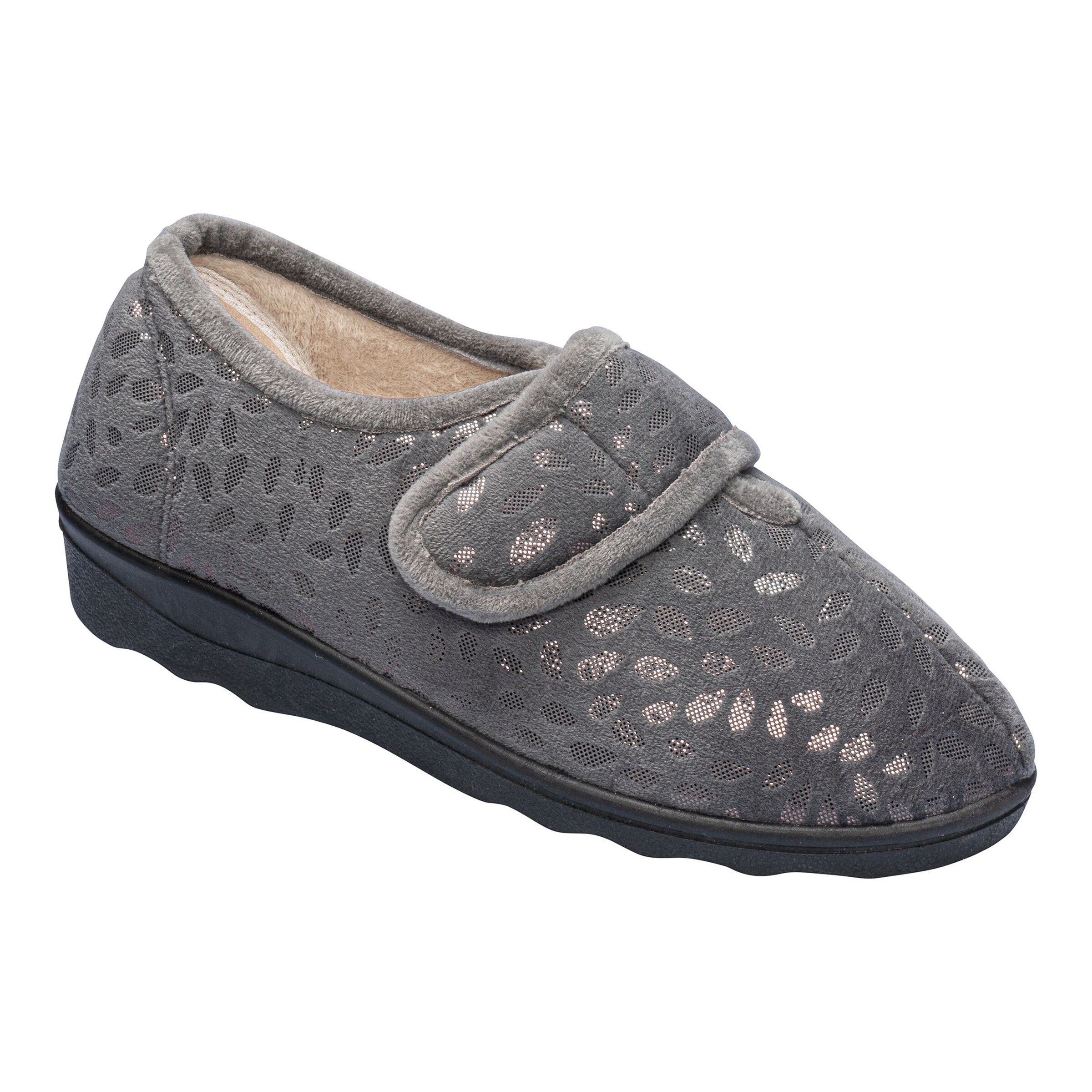 Bequem-Kletthausschuh „Sarah“