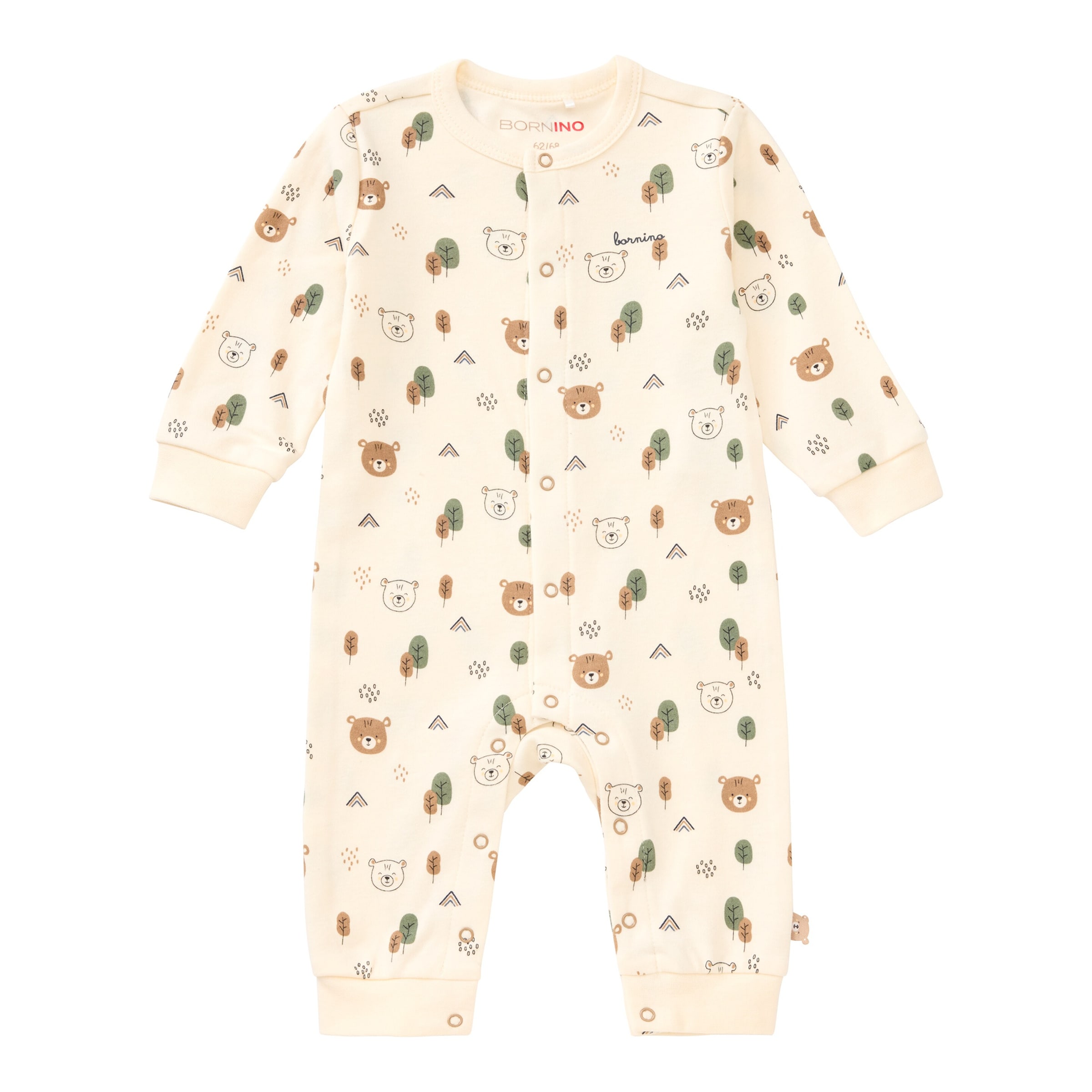Bornino Lieblinge 2er-Pack Schlafoveralls Tiny Forest