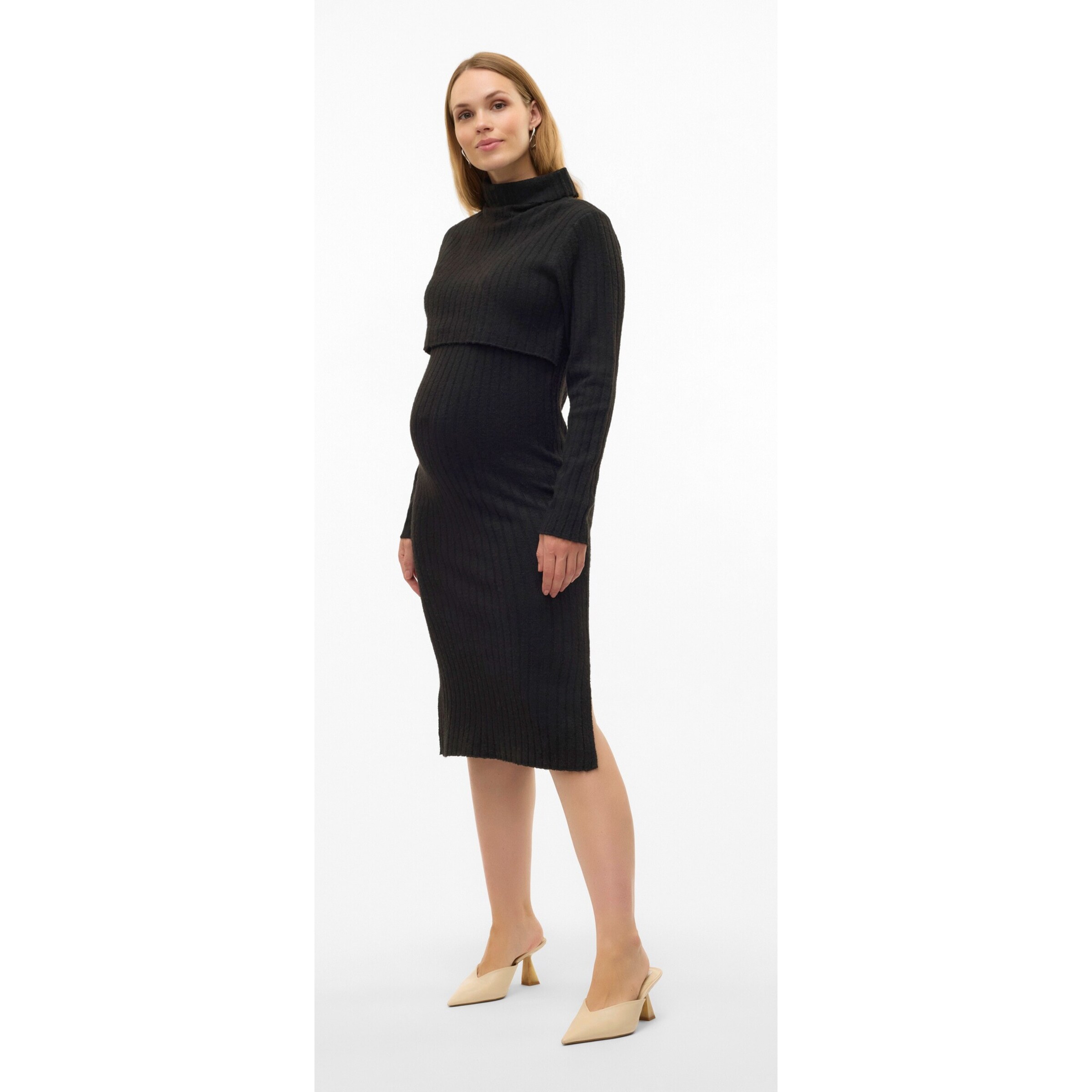 Umstands- und Still-Kleid Rippqualität June