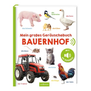 Livre sonore Mein großes Geräuschebuch - Bauernhof