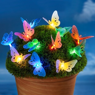 Solar-Lichterkette "Schmetterling"
