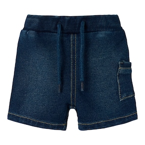 Short en jean-jogging avec poche