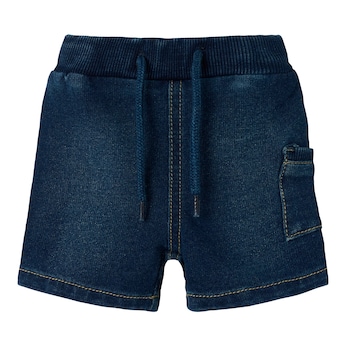 Jogging-Jeansshorts mit Tasche