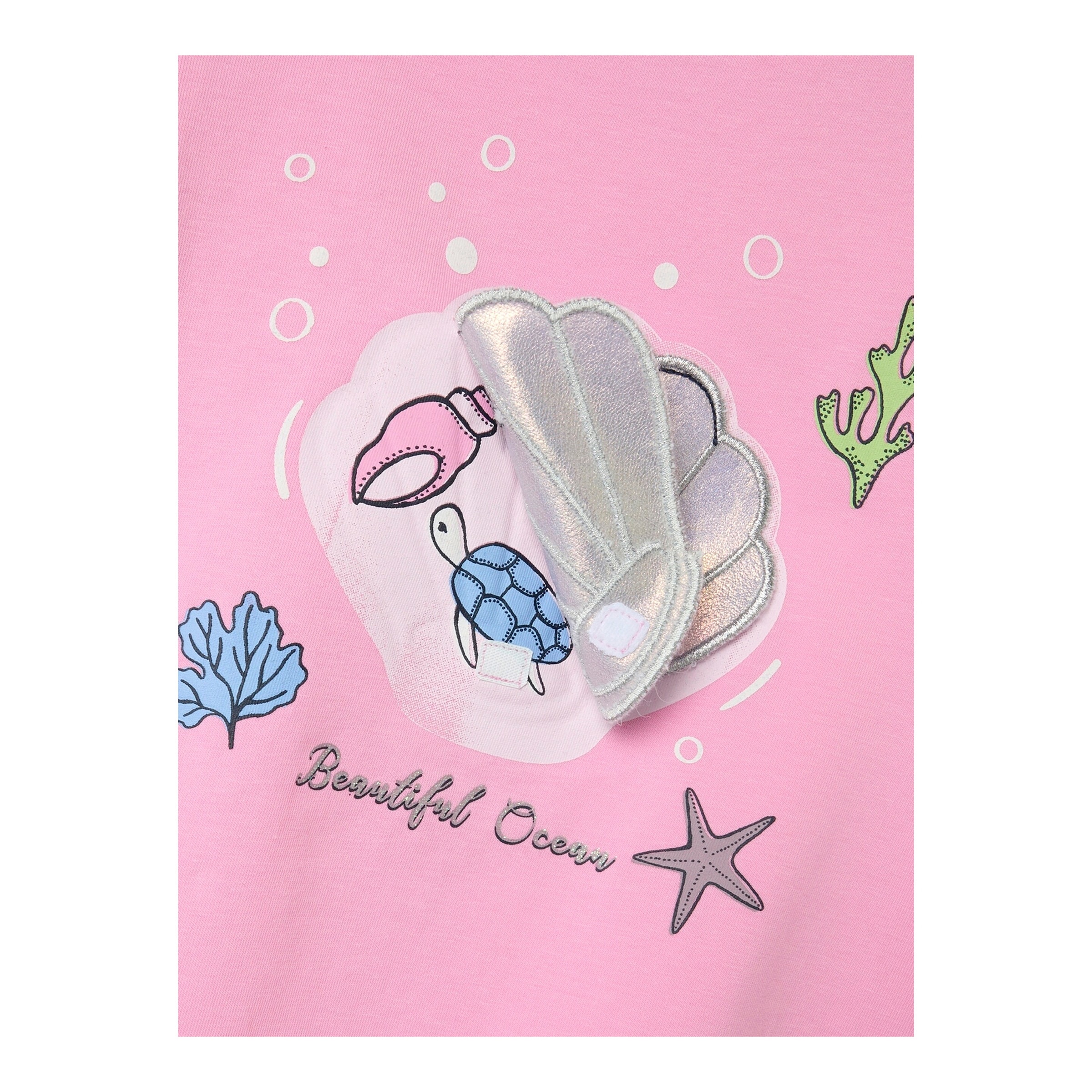 T-Shirt Flügelarm Klapp-Muschel