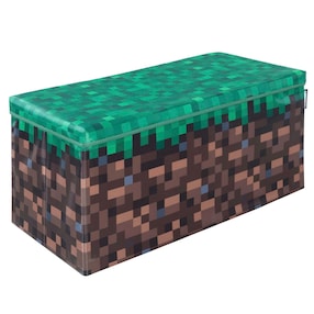 Sitz- und Aufbewahrungsbox, Grasblock, breit, Canvas MINECRAFT 