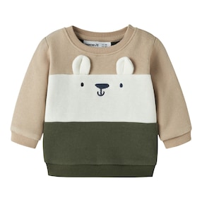 Sweatshirt Bär Colorblock