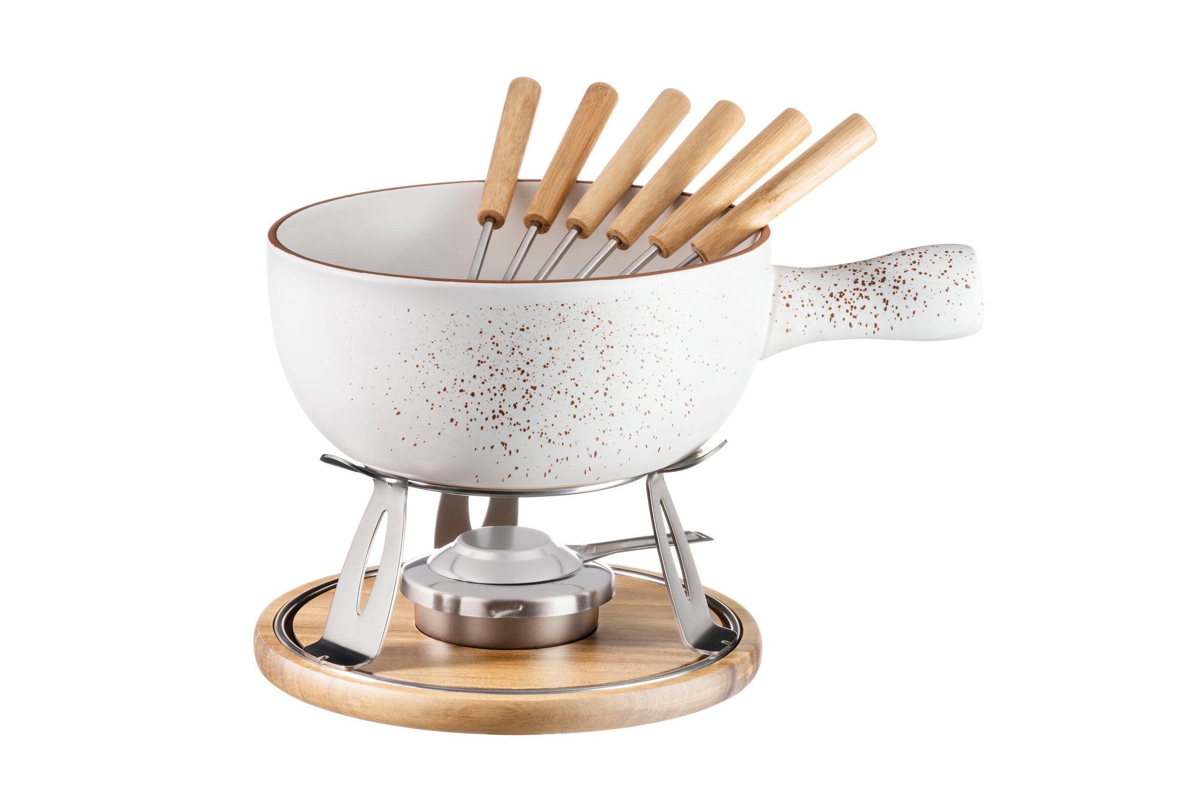Käsefondue Set, Steinzeug Pintar
