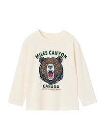 Jungen Langarmshirt mit Recycling-Baumwolle