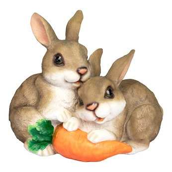 Figurine déco «Amis lapins»