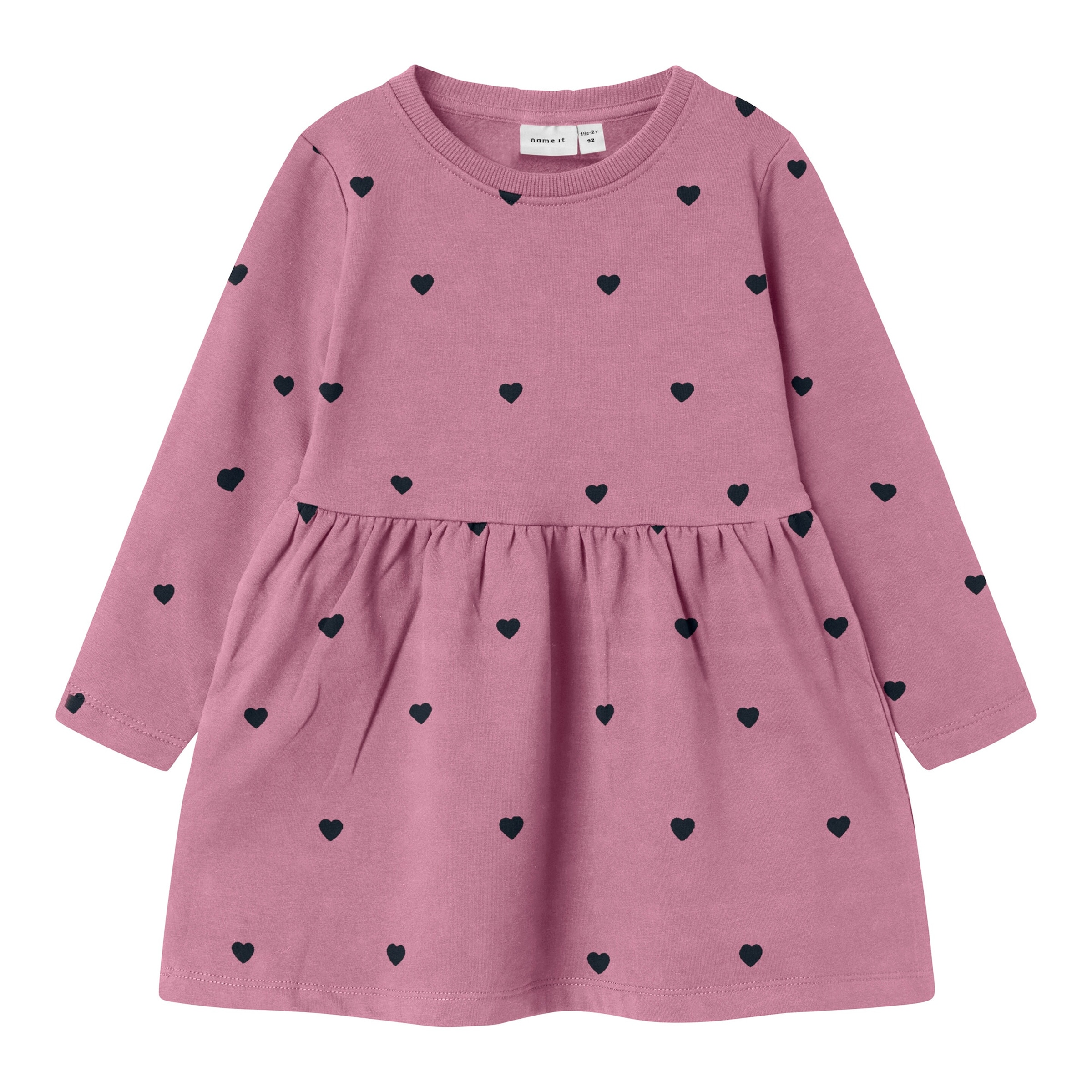 Name It Sweatkleid Herzen