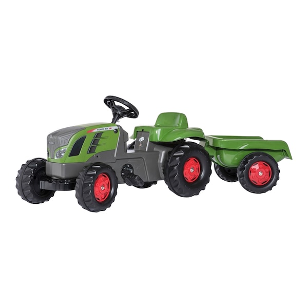 Tracteur à Pédales Rolly Toys RollyKid Little Grey Fergie Avec Remorque - Dès 2 Ans Et Demi