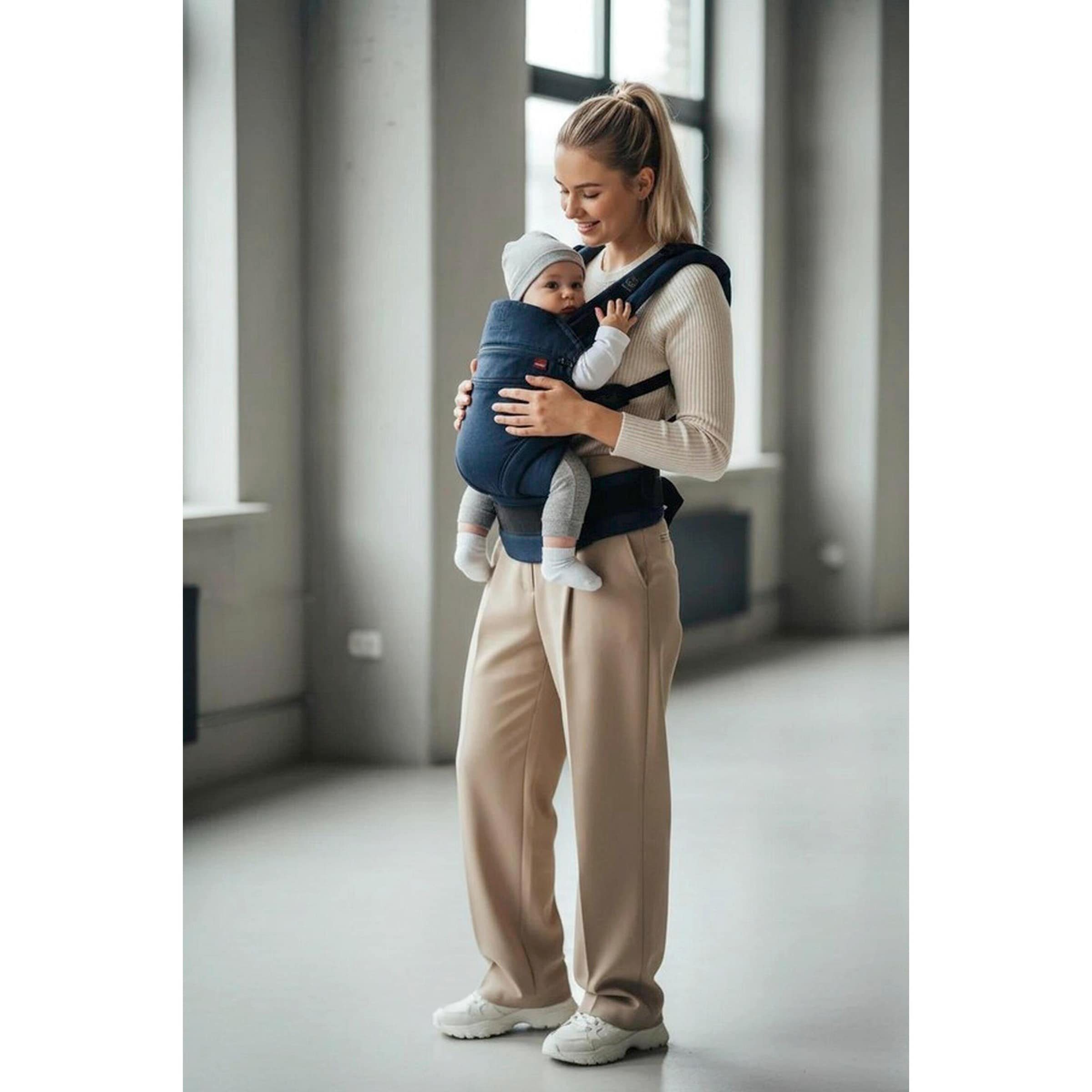 Manduca® Xt Babytrage, 3 Tragepositionen