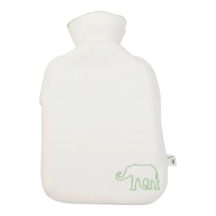 Wärmflasche aus Naturkautschuk mit Bio-Bezug