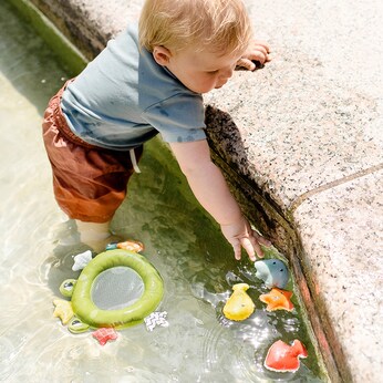 Badespielzeug Kescher Frosch Plansch & Play