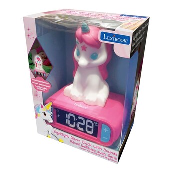 Wecker mit 3-D-Nachtlicht - Einhorn