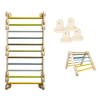 Kletterdreieck-Sprossenwand 2in1 Adventure