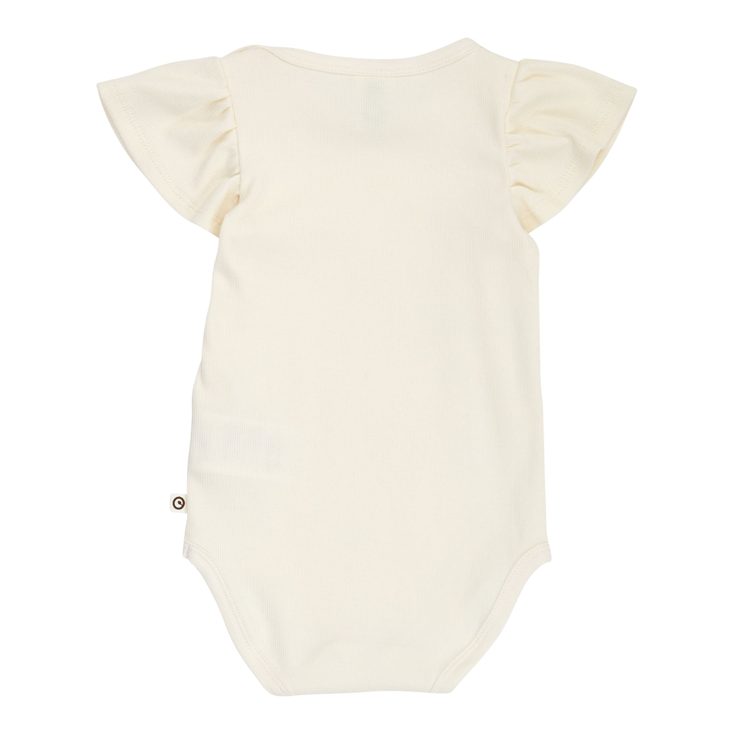 Müsli Body mit Flügelarm Rippqualität