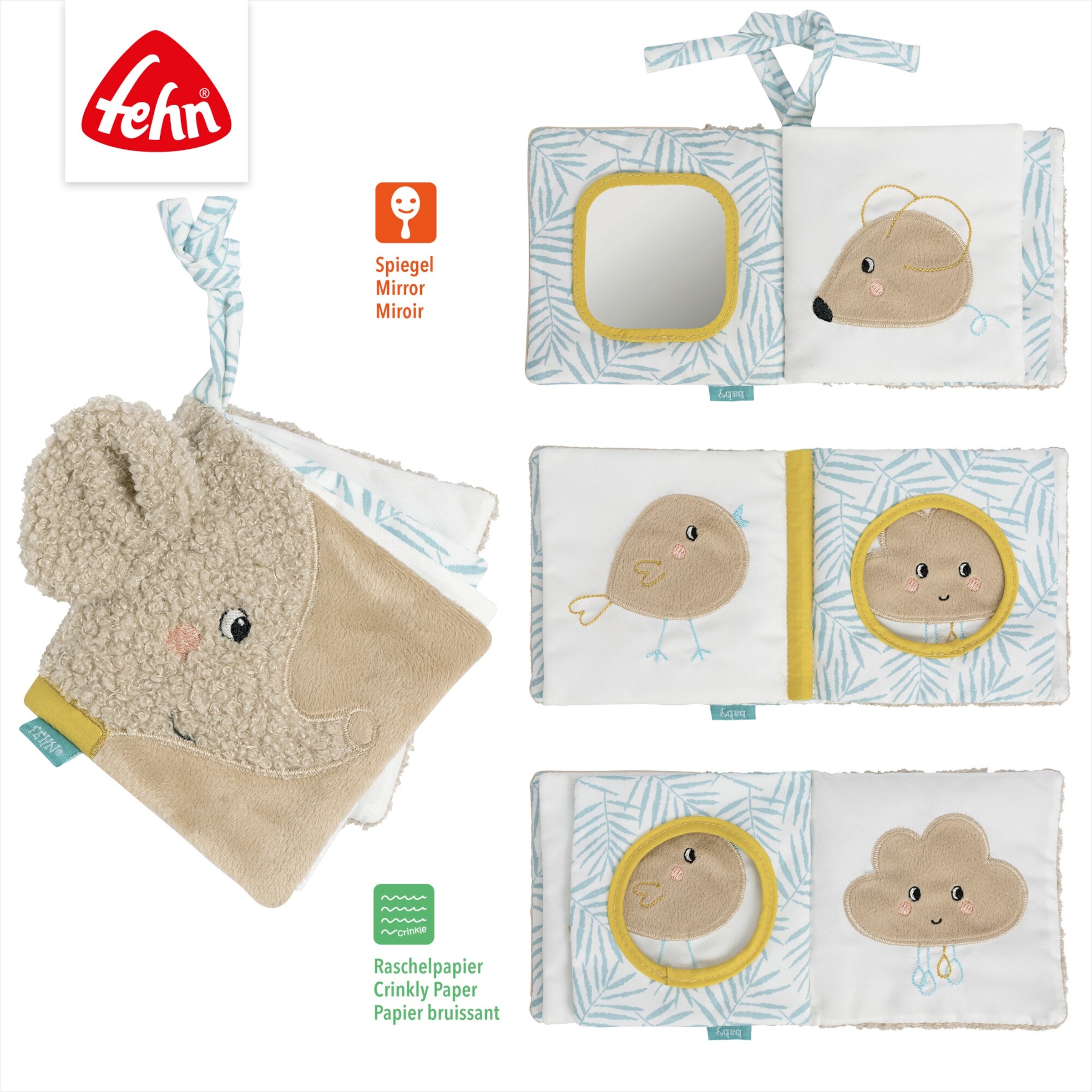 Stoffbuch Elefant Erik