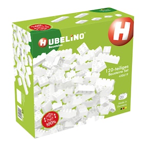 Kugelbahn Zubehör Weiße Bausteine Set 120-tlg.
