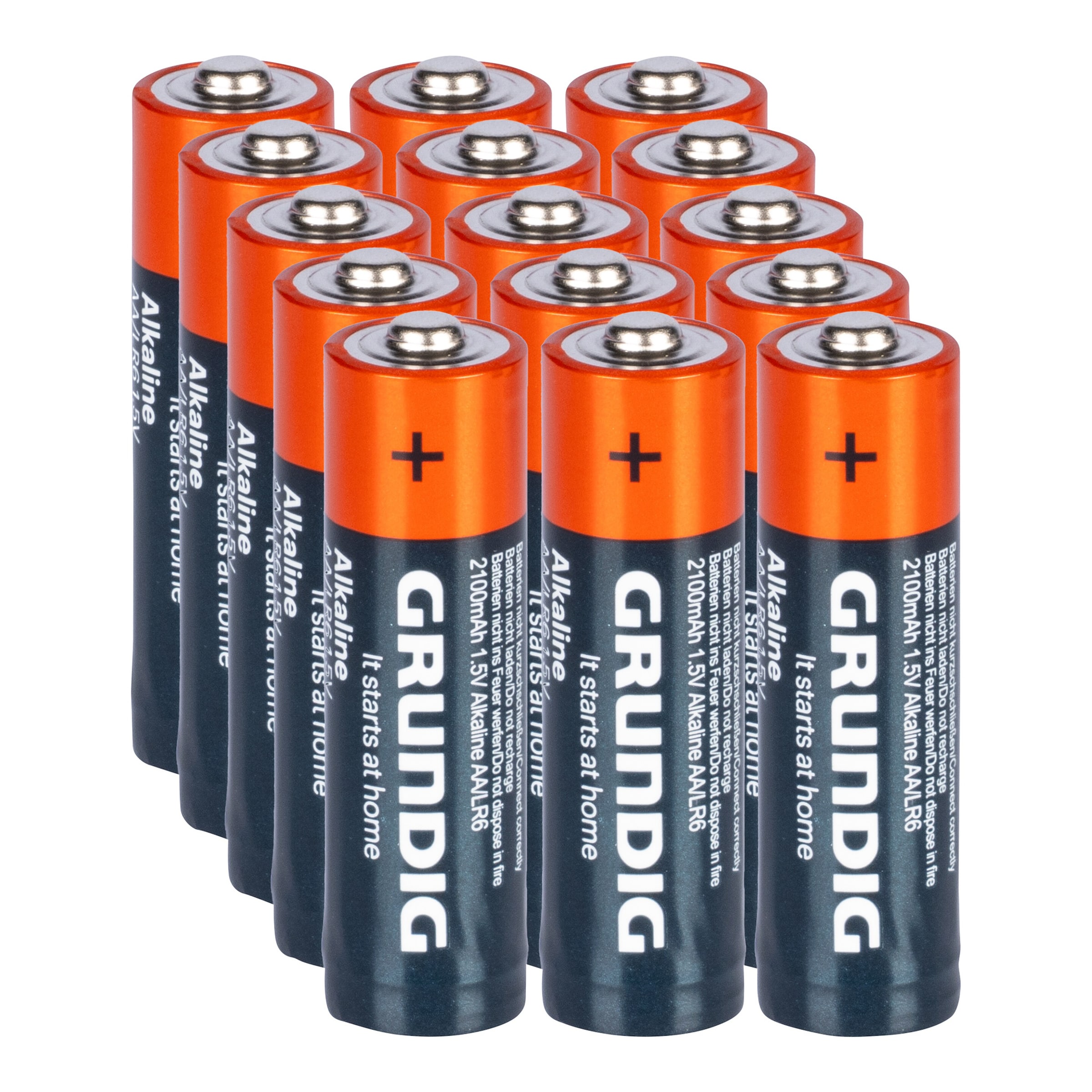 Batterie Großpackung, 18 Stück pink blau