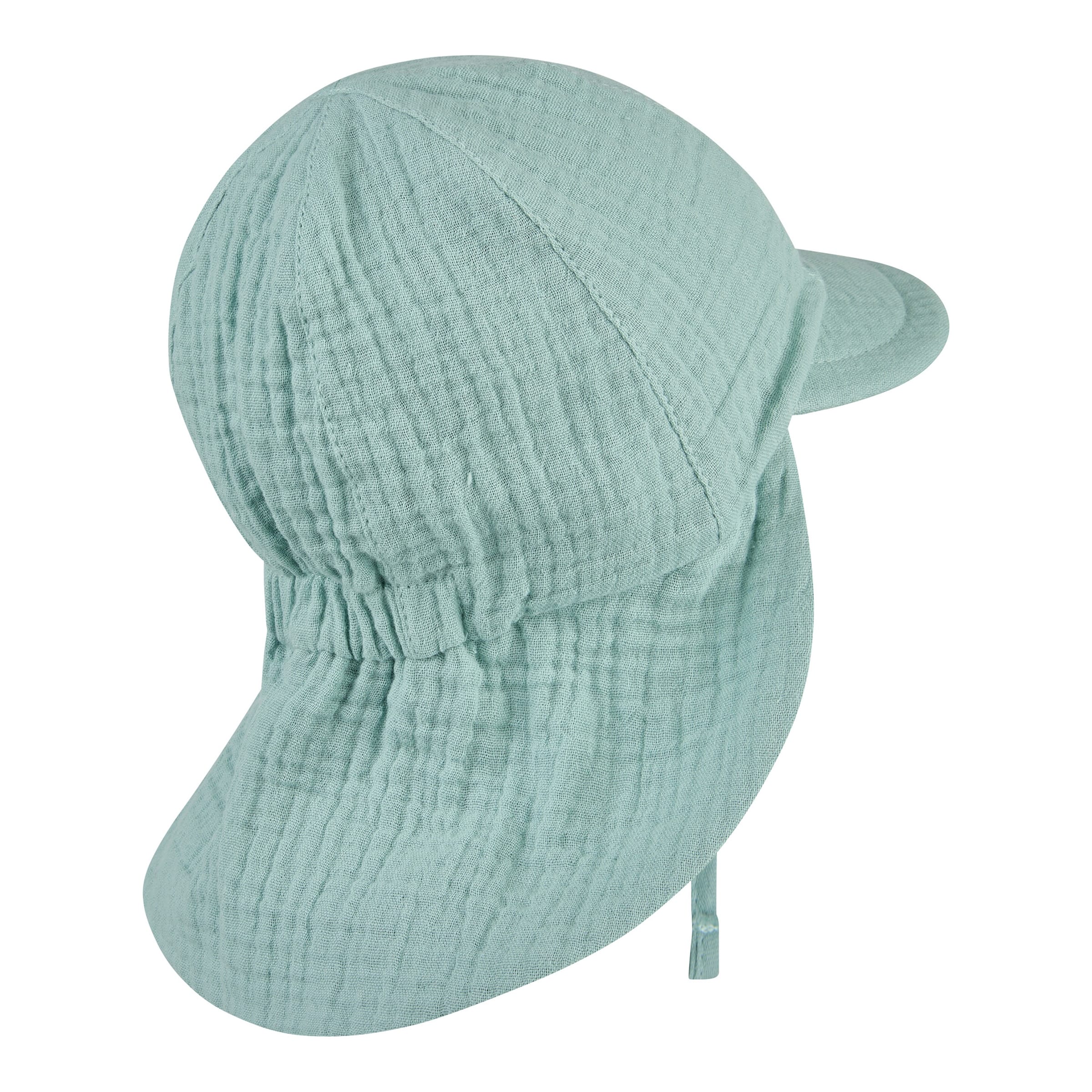 Sterntaler Musselin-Schirmmütze mit Nacken- und UV-Schutz