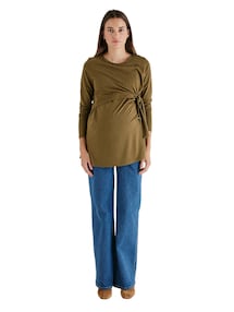 Longshirt zum Binden für Schwangerschaft und Stillzeit