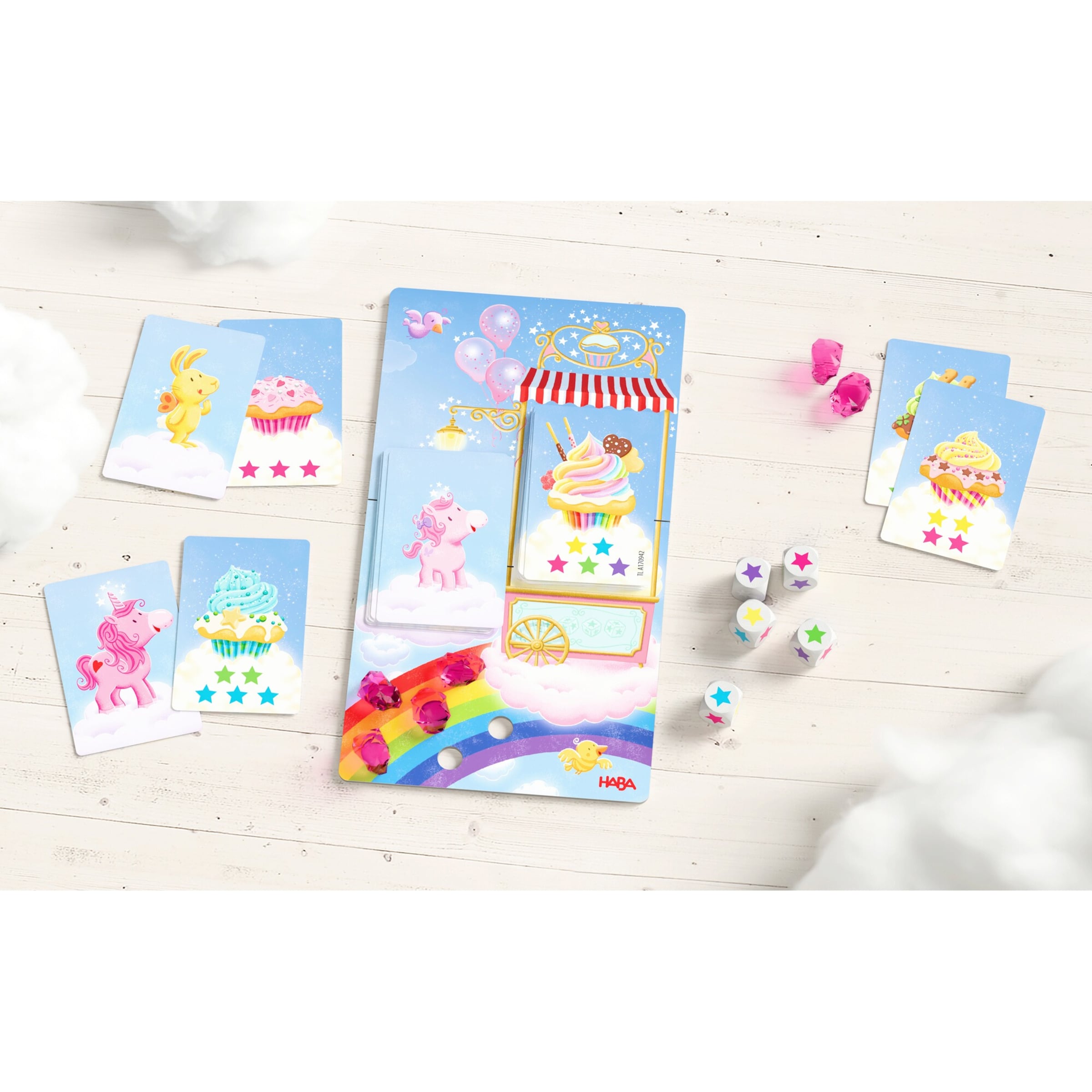 Spiel Einhorn Glitzerglück - Magischer Würfelspaß