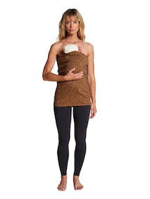 Trägerloses Bonding-Top mit Leoprint