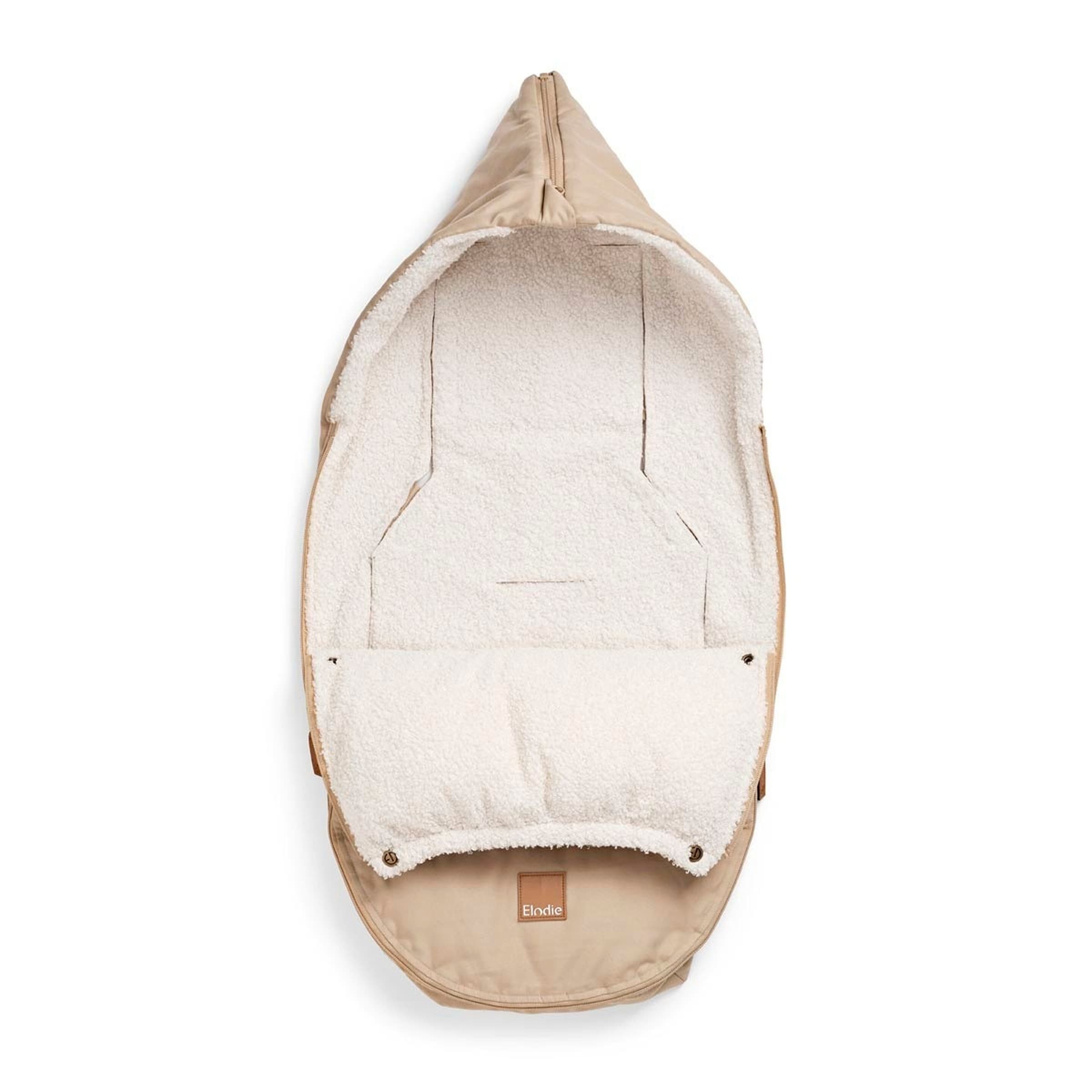 Elodie Fußsack für Babyschale- Pure Khaki khaki