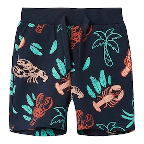 Short en molleton homards palmiers